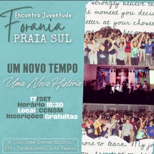 Juventude da Forania Praia Sul promove encontro "Um novo tempo, uma nova história!"