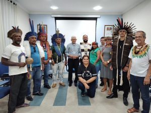 Dom Delson recebe lideranças indígenas Tabajaras