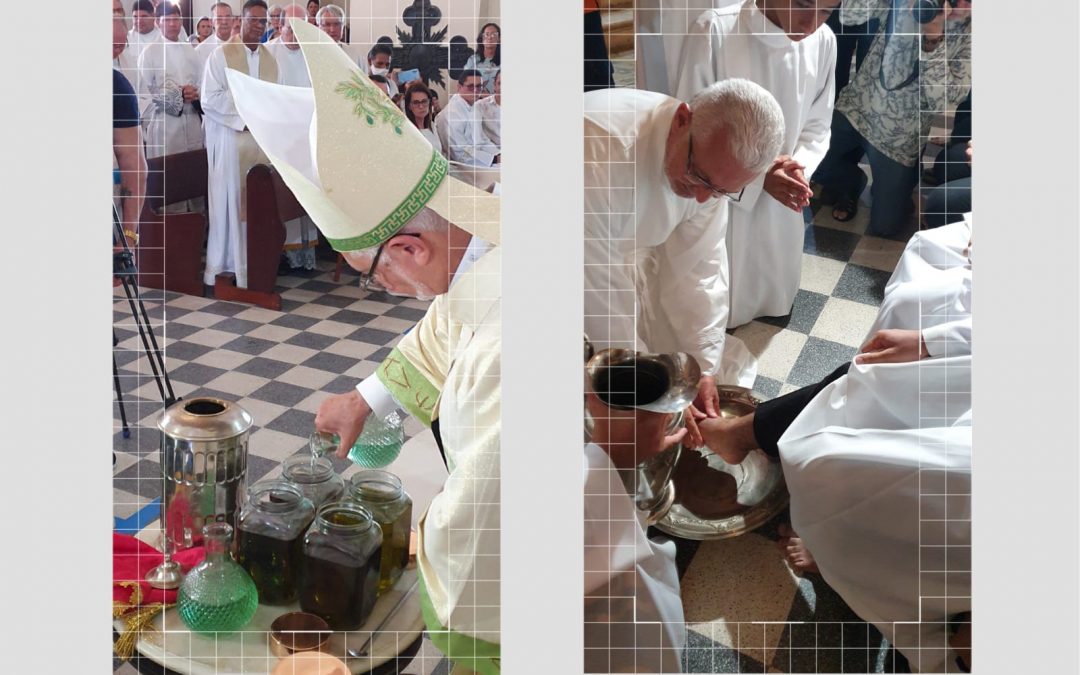Missa dos Santos Óleos e Lava-pés abrem o Tríduo Pascal na Arquidiocese da Paraíba