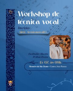 Workshop de Técnica Vocal: Evento Formativo da Pastoral Litúrgica da Arquidiocese da Paraíba
