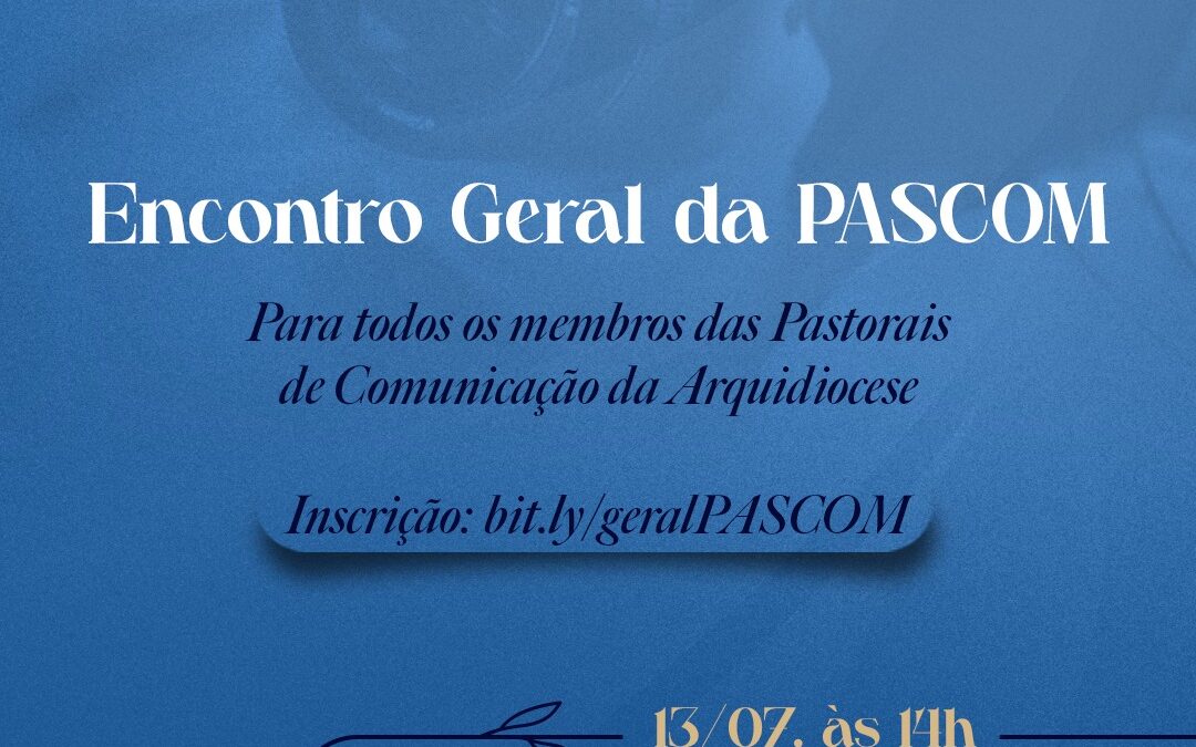 Arquidiocese da Paraíba Realiza Encontro Geral da PASCOM para Fortalecer Comunicação e Unidade