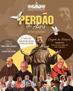 Santuário da Imaculada Conceição celebra a Festa do Perdão de Assis com programação especial
