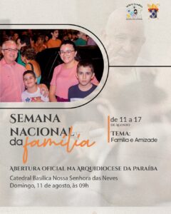 Missa de Abertura da Semana Nacional da Família na Arquidiocese da Paraíba