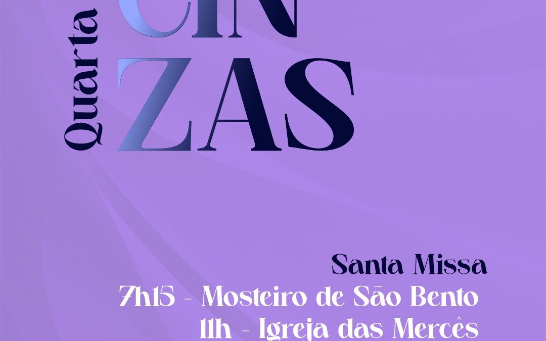 Missas de Quarta-feira de Cinzas na Arquidiocese da Paraíba