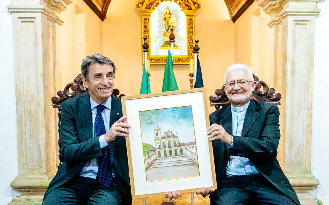 Embaixador da Itália visita João Pessoa e reforça laços históricos e espirituais com a Arquidiocese da Paraíba