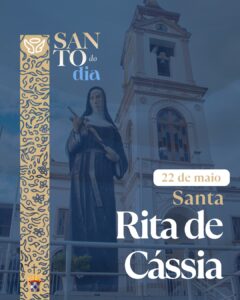 Romaria de Santa Rita será realizada nesta quinta-feira (22)
