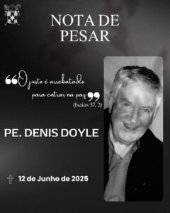 Nota de Pesar Pelo falecimento do Pe. Denis Doyle