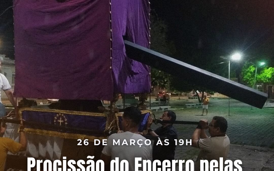 Procissão do Encerro reúne fiéis no Centro Histórico de João Pessoa nesta quinta-feira (26)