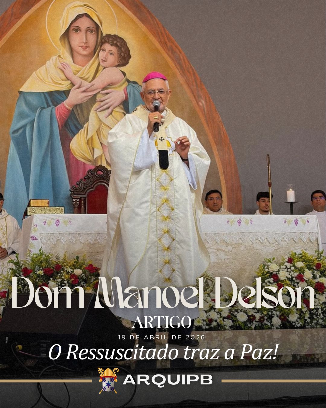 O Ressuscitado traz a Paz!