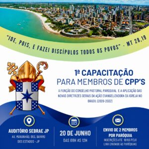 Arquidiocese da Paraíba promove formação para Conselhos de Pastoral Paroquial em preparação para a Assembleia Arquidiocesana