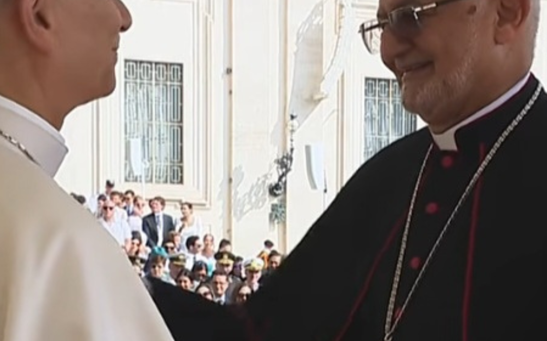Dom Manoel Delson se encontra com o Papa Leão XIV durante audiência no Vaticano